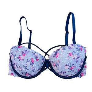 PINK Victoria's Secret Date Push Up Pomegranate Rendezvous 32DD 3265